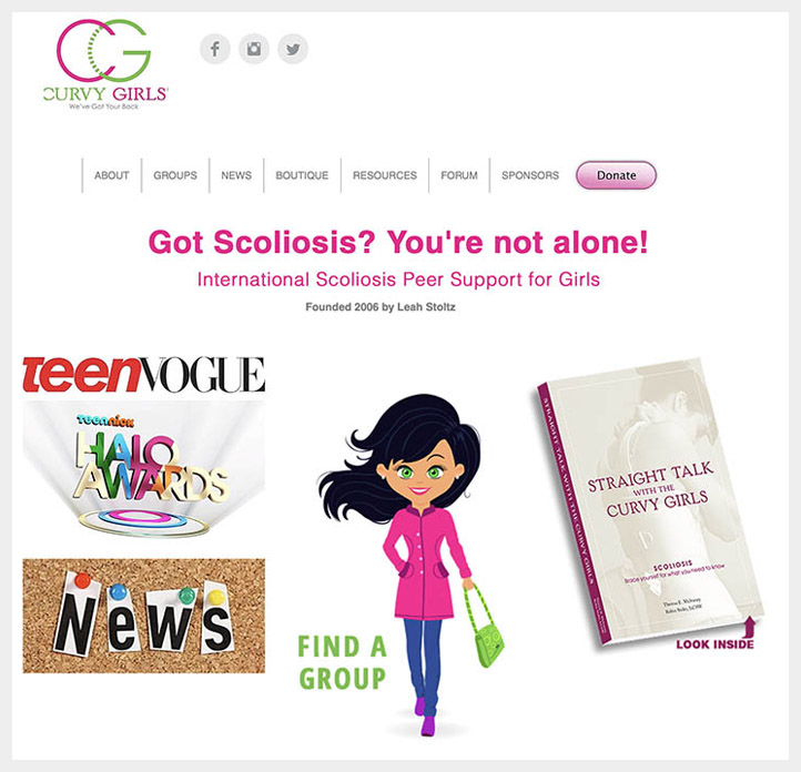 Curvy girls scoliosis support group